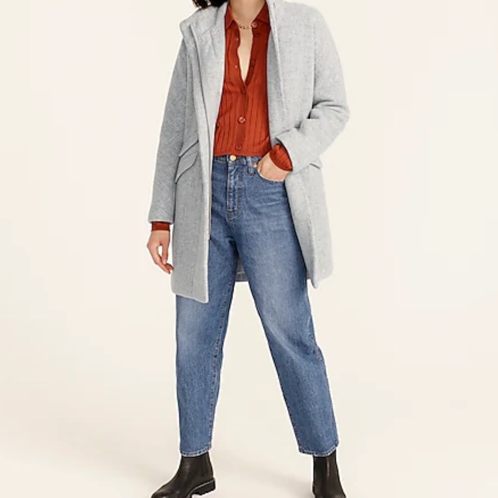 J. Crew Quality Italian Wool Cocoon Coat - Size 20